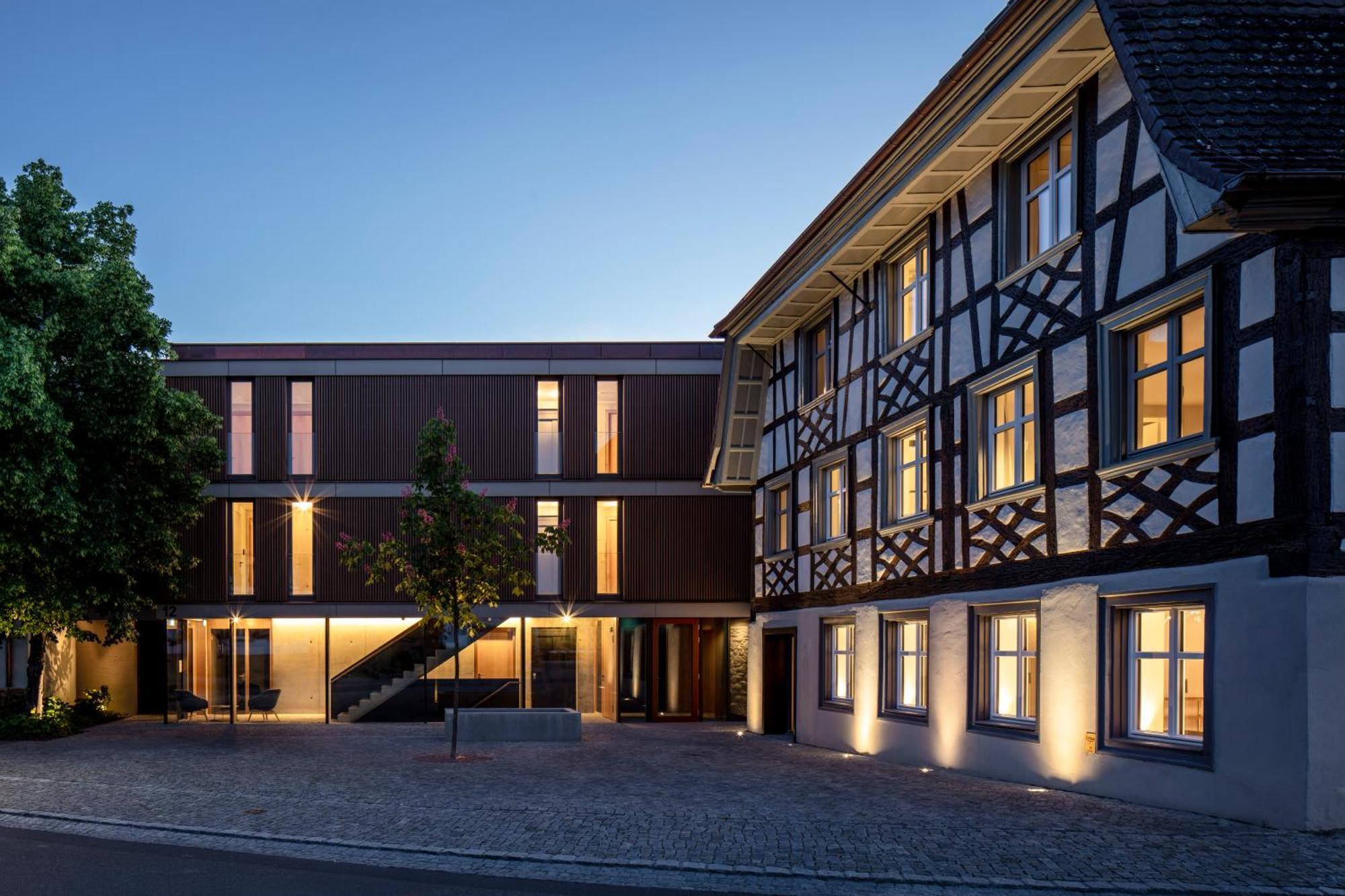 Sternen Bohlingen Aparthotel Exteriér fotografie