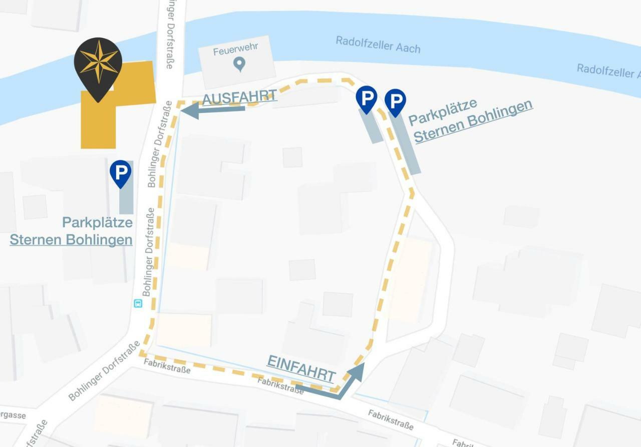 Sternen Bohlingen Aparthotel Exteriér fotografie